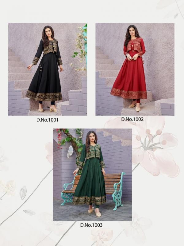 Super Duper Hit Rayon Fancy Long Kurti Collection